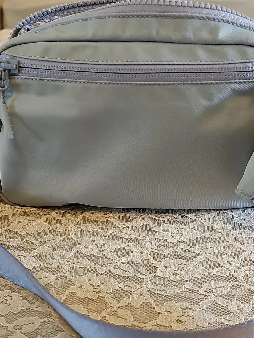 lululemon athletica Light Gray Belt Pouch